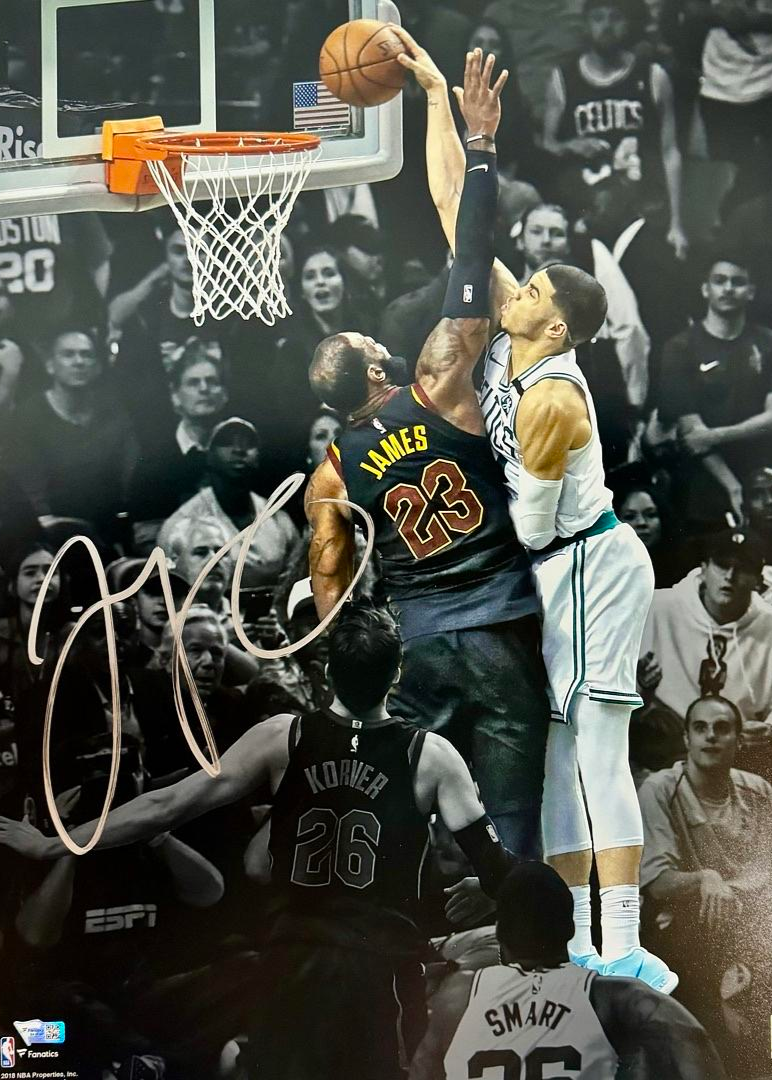 Jayson Tatum Signed 16x20 Photo Boston Celtics - Fanatics COA #03